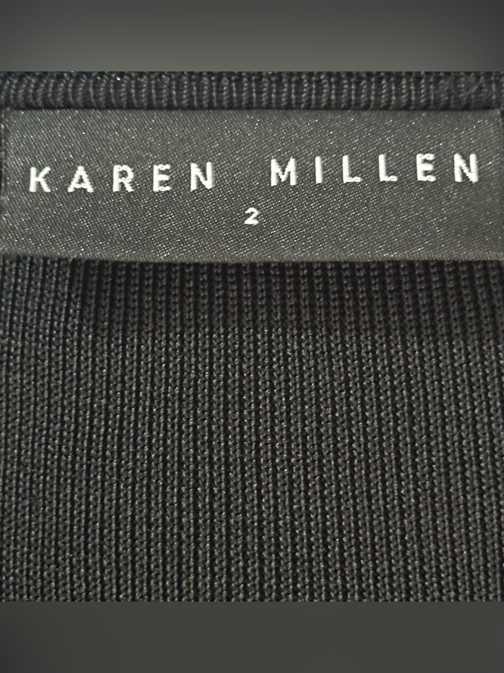 Karen Millen Black Long-Sleeve Cardigan with Gold Embellishments - Picture 6 of 12